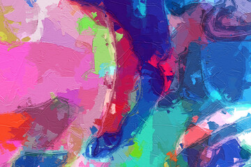 Obraz na płótnie Canvas Beautiful abstract oil painting texture illustration