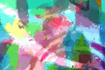 Naklejka premium Beautiful abstract oil painting texture illustration