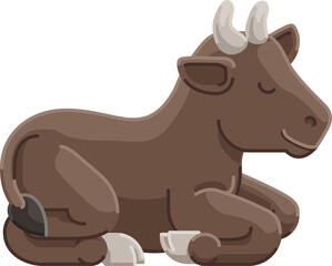 Cow Animal Cartoon Character