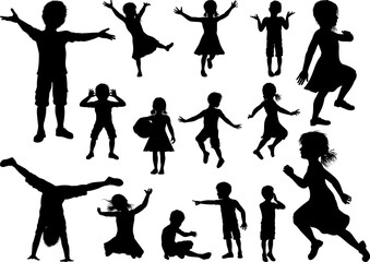 Kids Silhouette Set
