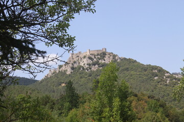 Fototapeta na wymiar château Cathare Aude 