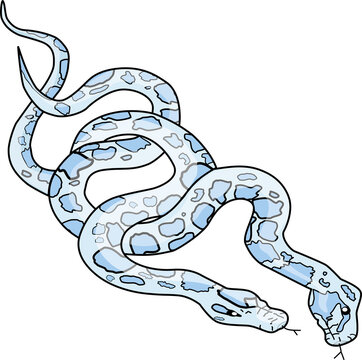 Gemini twins astrology astrology symbol icon twin snake. vector illustration