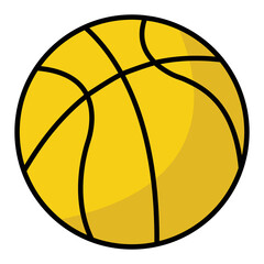 Basketball Vector Icon which is suitable for commercial work and easily modify or edit it

