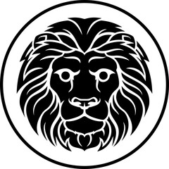 Fototapeta premium Leo Lion Zodiac Horoscope Astrology Sign