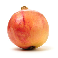 Juicy pomegranate on white background