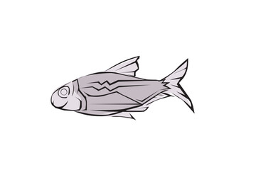 aquatic animal tribal tattoo