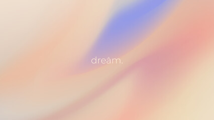 Holographic soft mesh background. Trendy wallpaper with blurred shapes for poster, website, advertising, cards, etc.