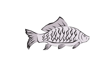 aquatic animal tribal tattoo