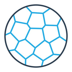 Football Vector Icon which is suitable for commercial work and easily modify or edit it 
