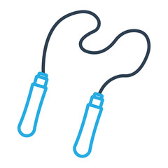 Jumping rope Vector Icon which is suitable for commercial work and easily modify or edit it
