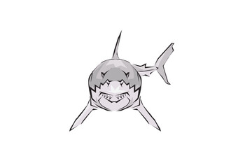 aquatic animal tribal tattoo