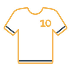 Sport Shirt Vector Icon which is suitable for commercial work and easily modify or edit it
