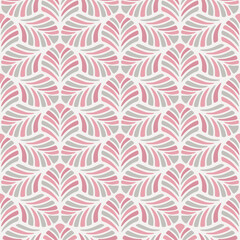 Japanese Overlap Leaf Vector Seamless Pattern