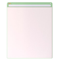 Web browser illustration in 3D design