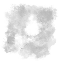 white cloud smoke element for design needs