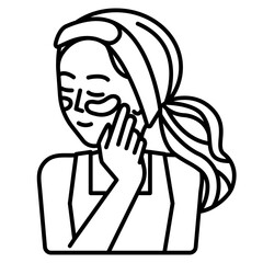 woman line icon