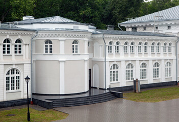 Chapel. Bulgakov Palace. View from the yard. Zhilichi. Mogilev region. Belarus - obrazy, fototapety, plakaty
