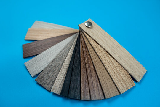 colored wooden premium sampler for the design of modern apartments.