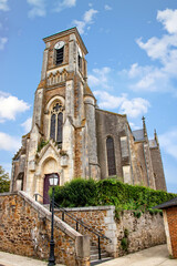 Fototapeta na wymiar Talmont-Saint-HHilaire. Eglise Saint-Hilaire. Vendée. Pays de Loire 