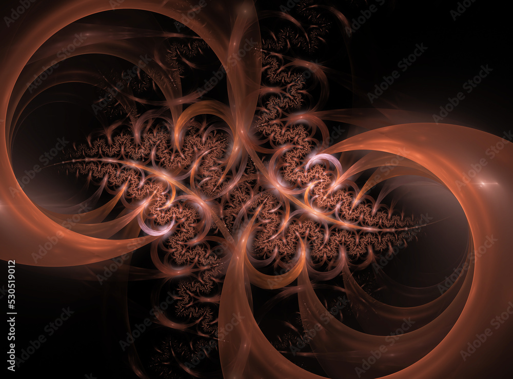 Poster computer generated image for elegant background or high tech design