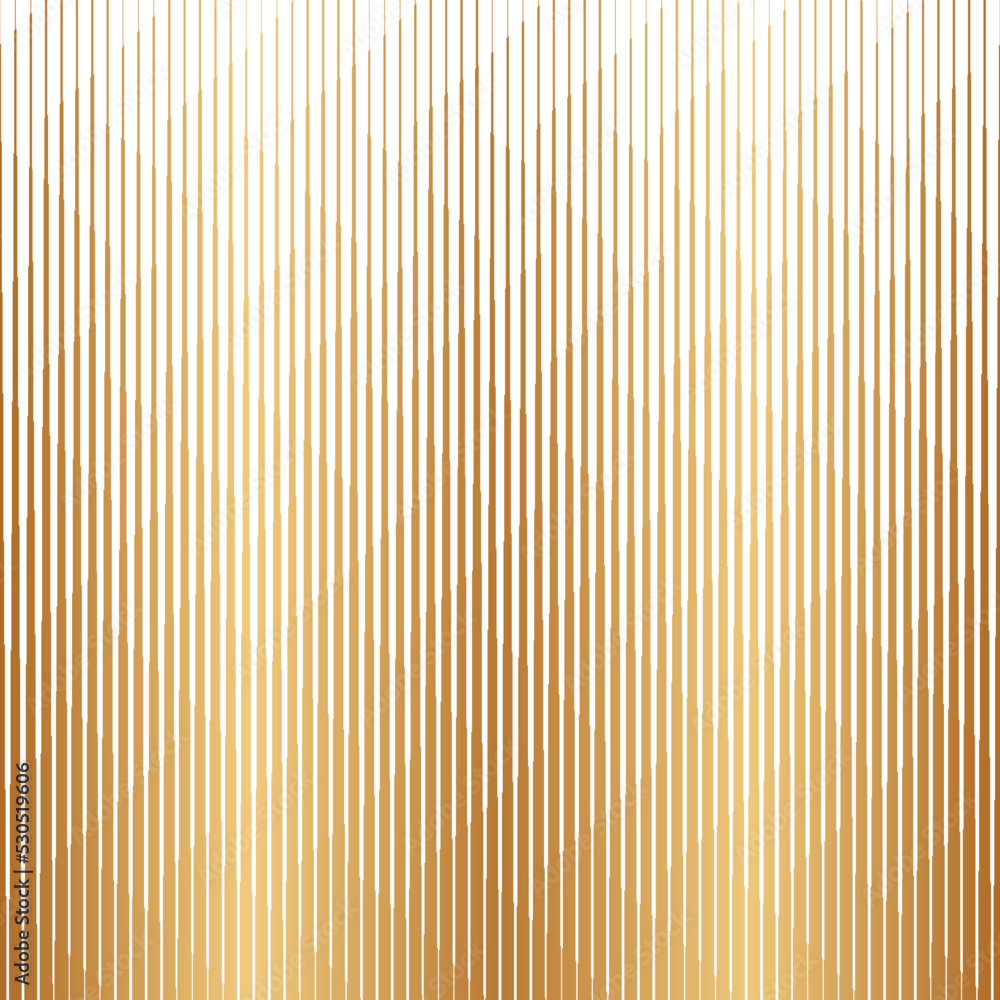 Poster abstract gold halftone pattern. faded gradient line. repeated intricate geometric border. fading gol