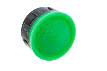 Isolated faucet aerator for saving water