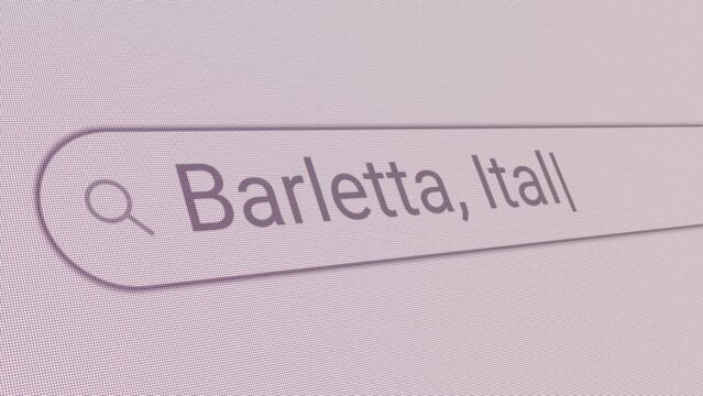 Search Bar Barletta Italy 
Close Up Single Line Typing Text Box Layout Web Database Browser Engine Concept