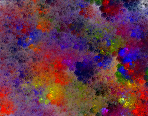 Obraz na płótnie Canvas Texture fractal graphic background. Multicolor.
