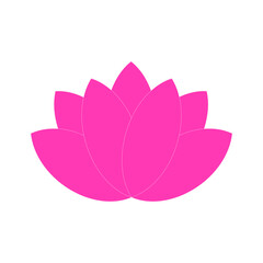 lotus icon ilustration vector