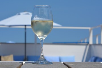 glass of wine