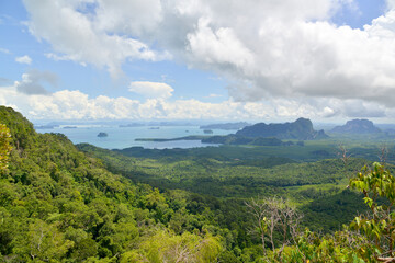 Fototapeta premium Island in the Andaman Sea, Krabi Thailand 