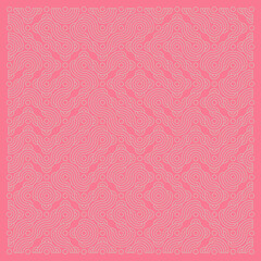 Color truchet tiling connections illustration