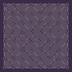 Color truchet tiling connections illustration