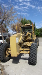 Obraz premium Retroexcavadora 