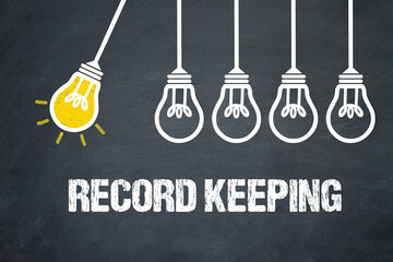 Fototapeta premium Record keeping 