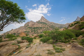 Views of the Jabal Shada Mountain Reserve in the Al Baha region of Saudi Arabia
