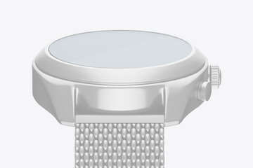 Isolated Watch Mockup. 3D render