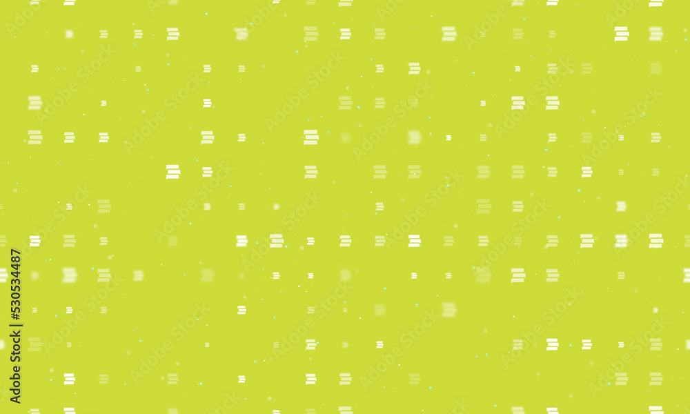 Poster seamless background pattern of evenly spaced white discussion symbols of different sizes and opacity