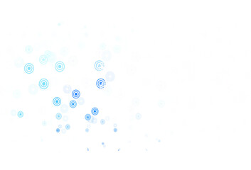 Light BLUE vector backdrop with dots.