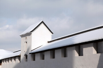 steeple with blue sky