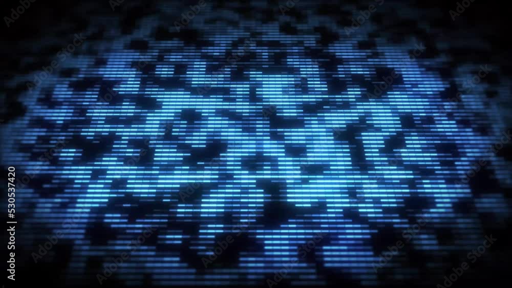 Poster digital technology led lights background/ 4k animation of an abstract wallpaper digital technology b