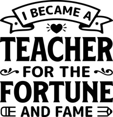 Obraz premium Teachers day svg Design print ready teachers day svg t shirt design