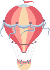 illustration of hot air balloon