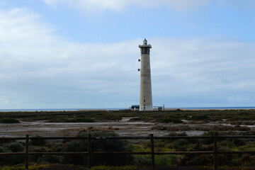 Obraz premium Fuerteventura lighthouse. Canary Islands, Spain