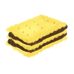 Biscuit illustration chocolate pastel 