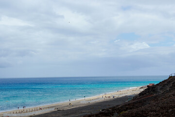 Coast of the Atlantic Ocean. Canary Islands. Fuerteventura, Spain