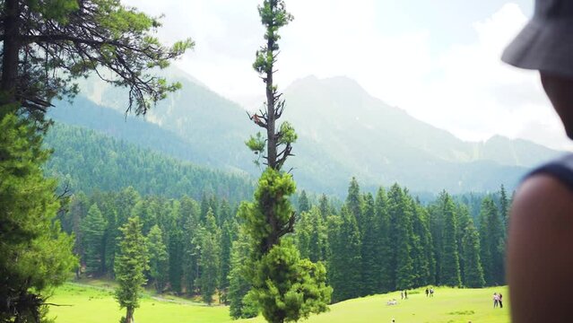 Baisaran Valley (Mini Switzerland) Pahalgam, Jammu and Kashmir, India.
