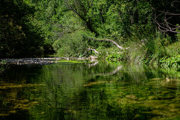 Scorcio Fiume Rio, Mola del Castello, Orvinio