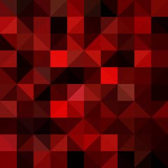 Geometric polygonal background in ruby.  Bright red Polygonal Mosaic Background, Vector, Creative Business Design Templates. Abstract Background in garnet for your Design. EPS10.