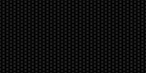 Fototapeta na wymiar Dark black Geometric grid Carbon fiber background Modern dark abstract seamless texture
